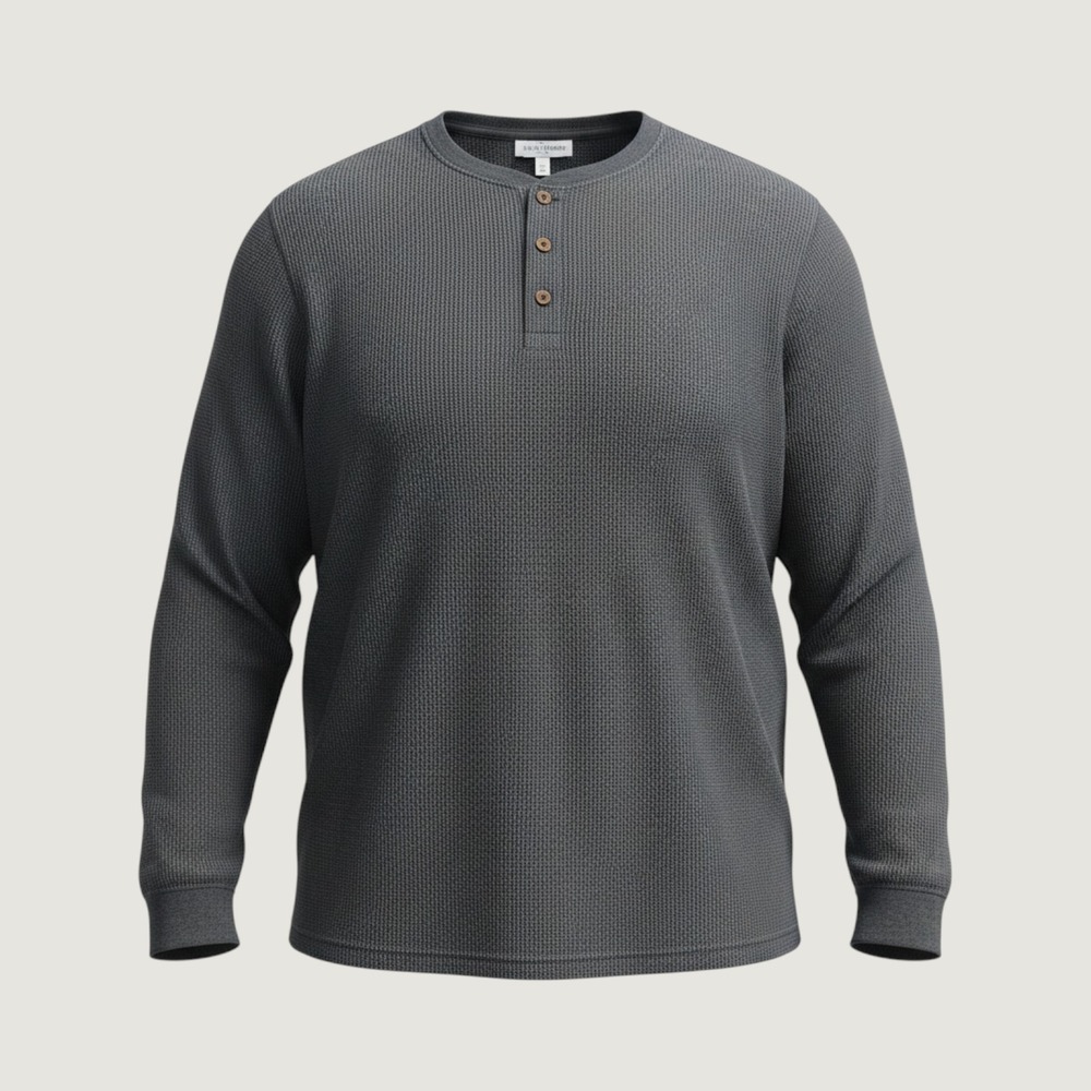 Men's Big And Tall 3XLT ST Johnson Bay Navy Long Sleeve Pull Over